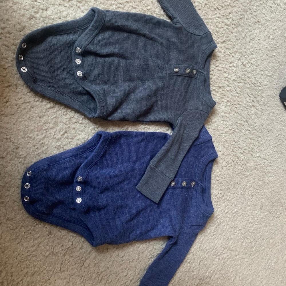 Two pack of long sleeve onesies